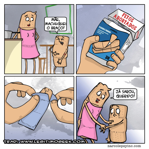 Enquanto isso no universo dos Band-aids