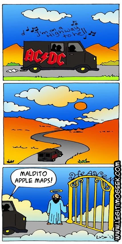 Jamais confie no Apple Maps