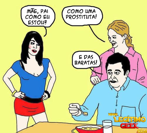 Mãe, pai como eu estou