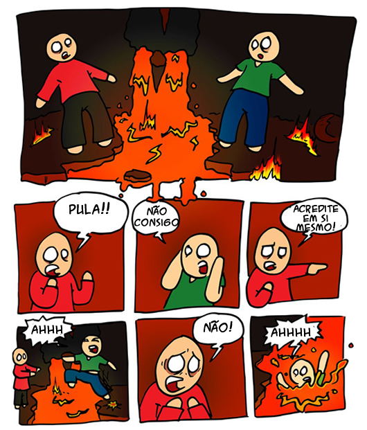 O chão é lava (1)