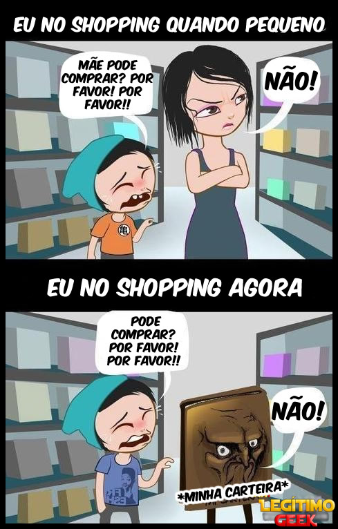 Eu no shopping