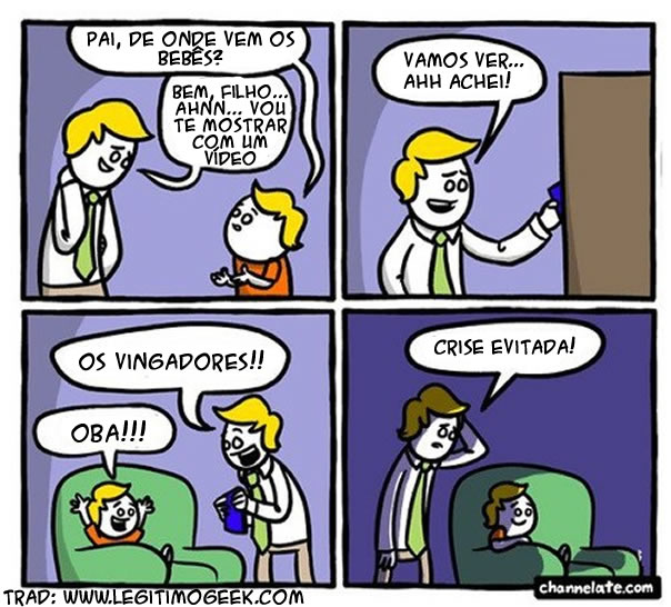 Pai, de onde vem os bebês