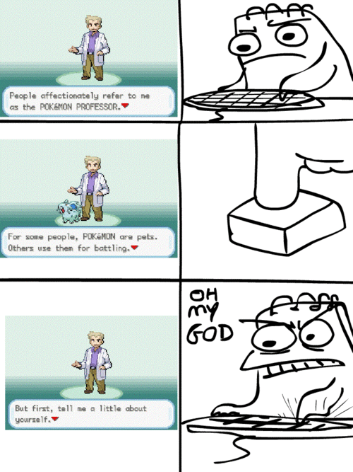 Desespero jogando Pokémon