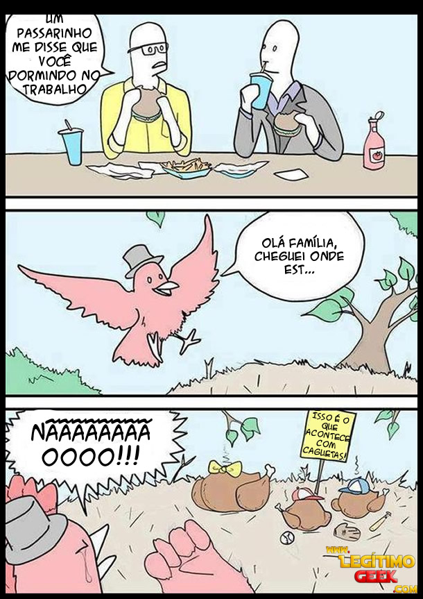 Ninguém gosta de caguetas