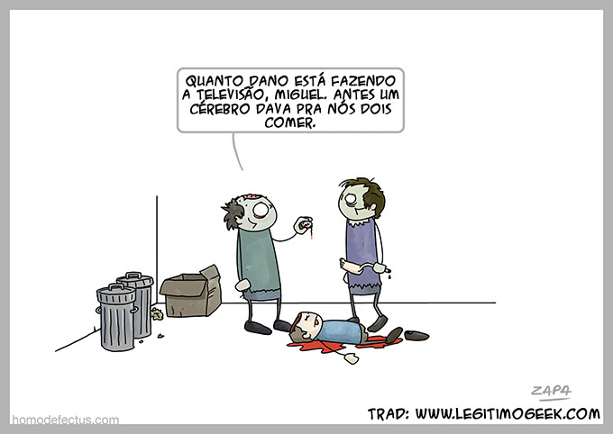 Não ta fácil ser um zumbi