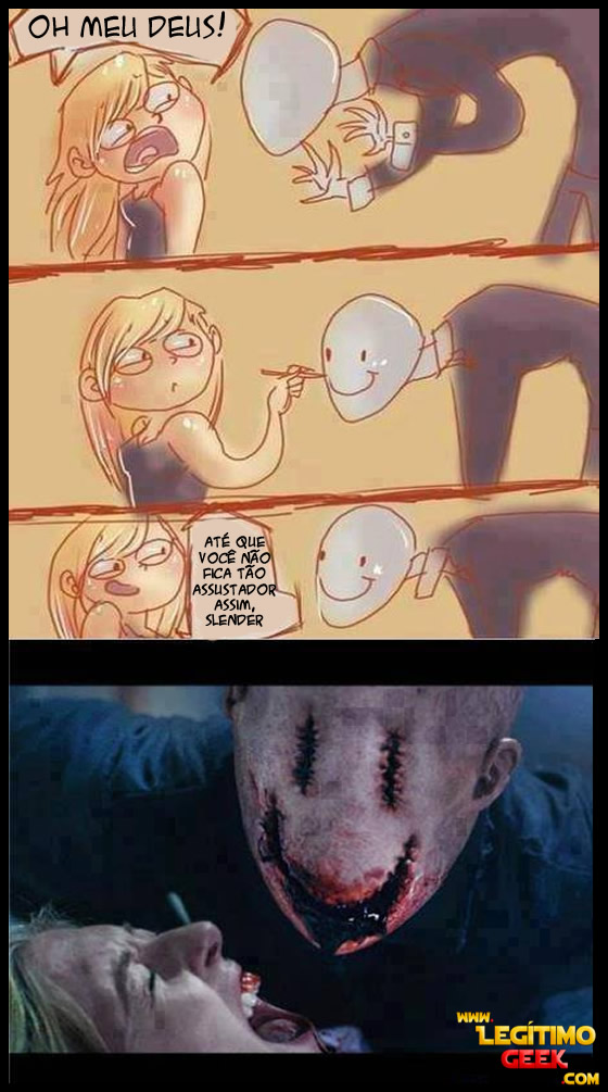 Você não fica tão assustador assim, Slender