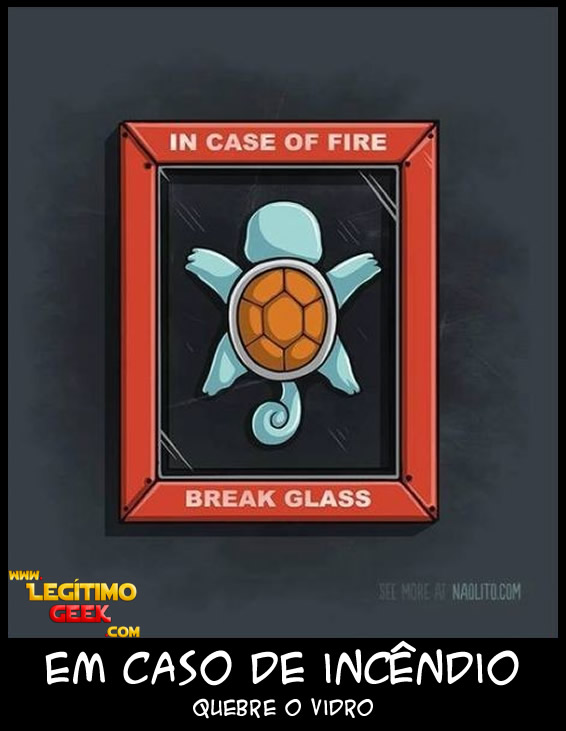 Em caso de incêndio