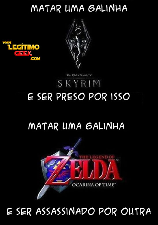 Galinhas nos vídeo games