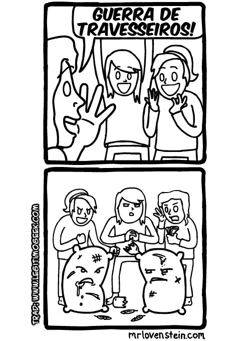 Guerra de travesseiros