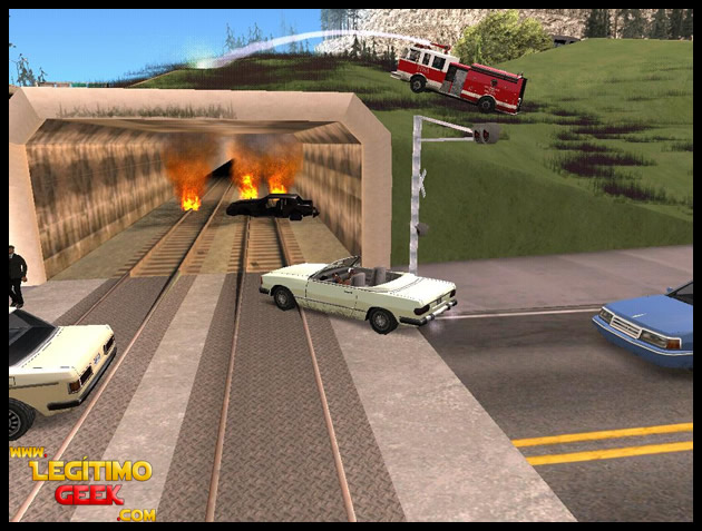 Bombeiros super eficientes do GTA