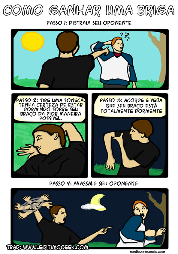 Como ganhar uma briga