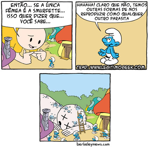 Como os Smurfs se reproduzem