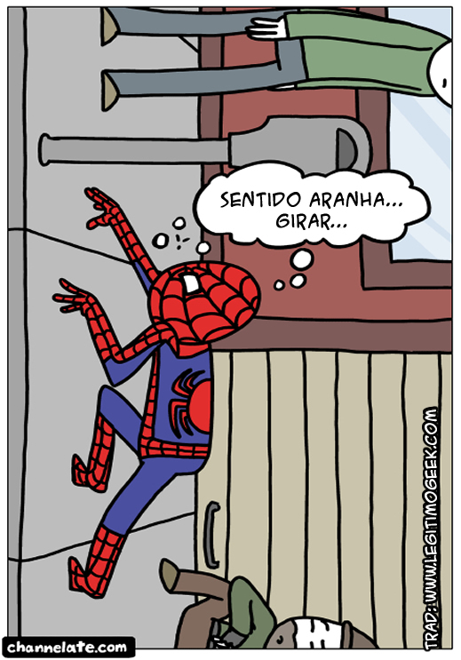 O estúpido e bêbado Homem Aranha