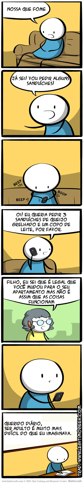 Ser adulto é difícil