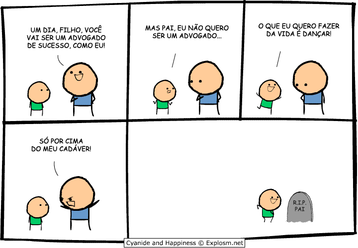 Só por cima do meu cadáver