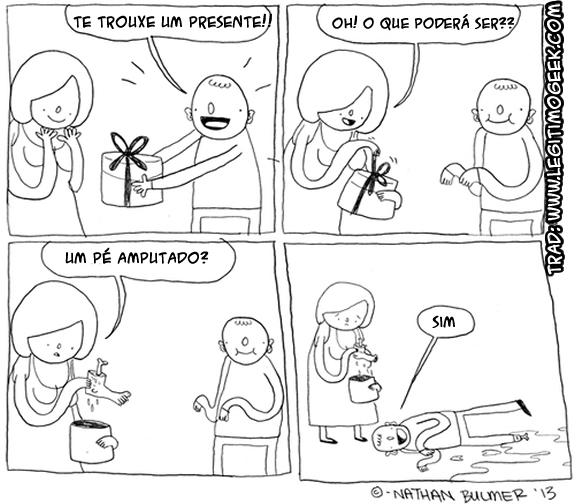 Te trouxe um presente