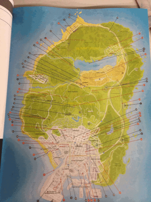 A verdade sobre o mapa do GTA V