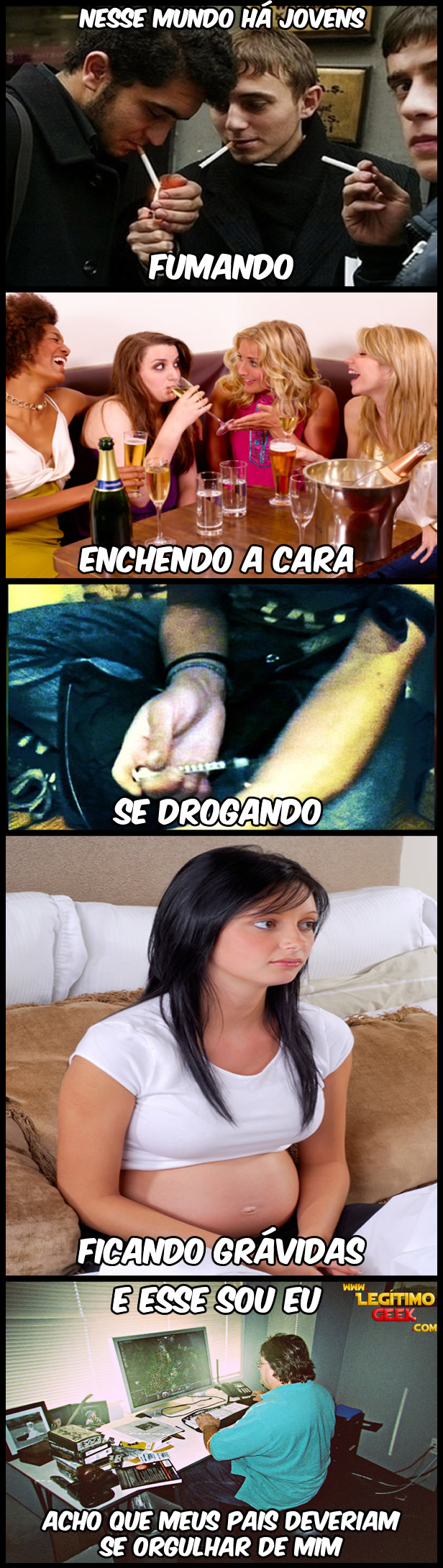 Nesse mundo há jovens