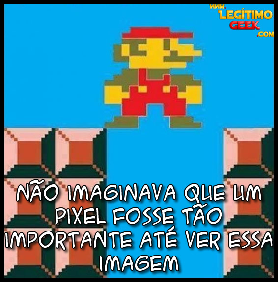 1 Pixel é muito importante