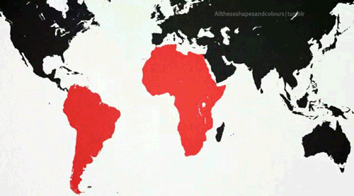 America do Sul e Africa são superiores