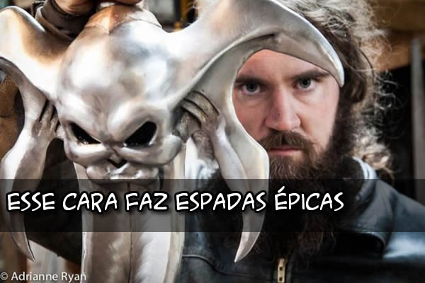 Esse cara faz espadas épicas