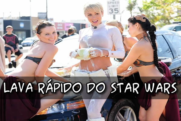 Lava rápido sensual do Star Wars