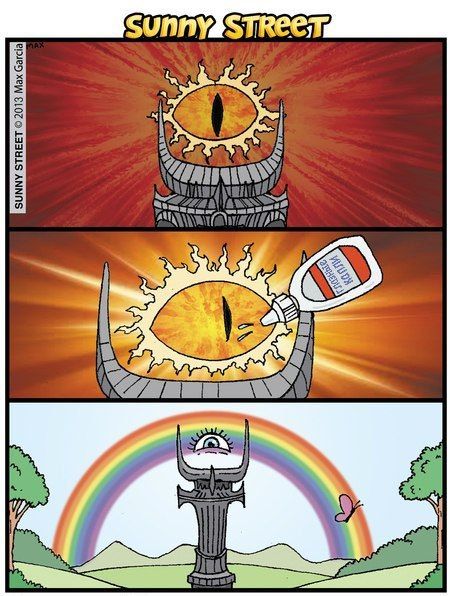 Resolvendo o problema do olho de Sauron