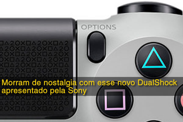 Morram de nostalgia com esse novo DualShock apresentado pela Sony