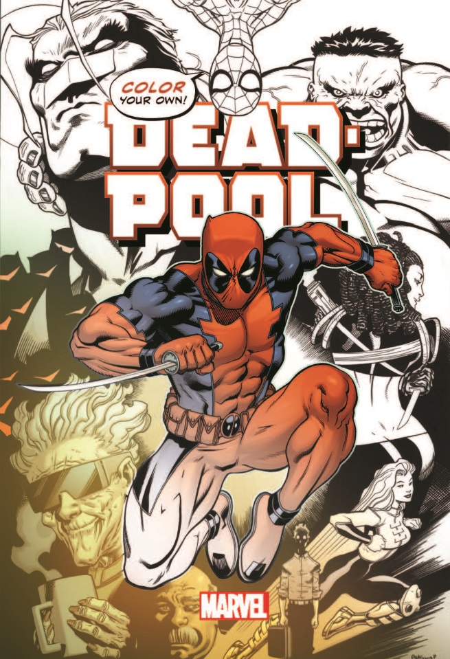 Marvel está produzindo um livro de colorir do Deadpool