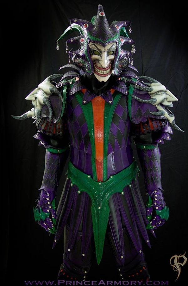 Heróis e vilões com armaduras medievais