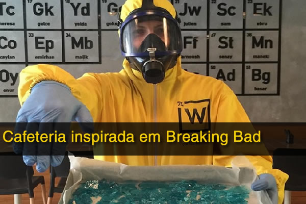 Cafeteria inspirada em Breaking Bad