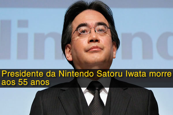 Presidente da Nintendo Satoru Iwata morre aos 55 anos