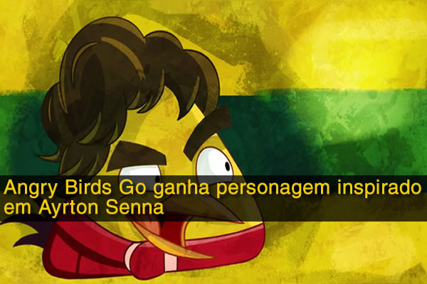 Angry Birds Go ganha personagem inspirado em Ayrton Senna