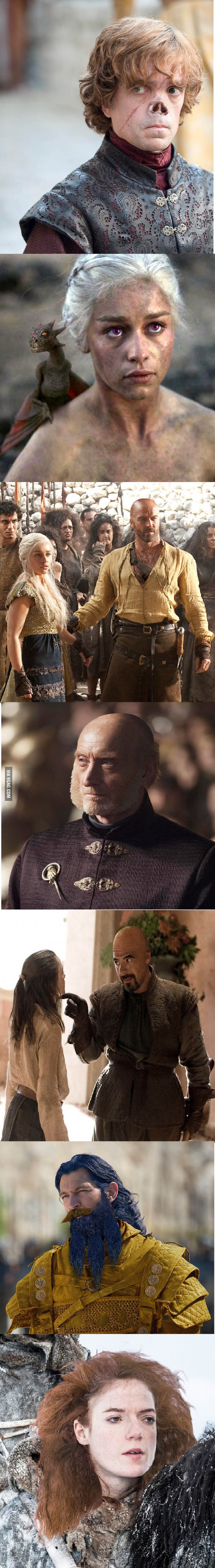 Como são os personagens de Game of Thrones nos livros