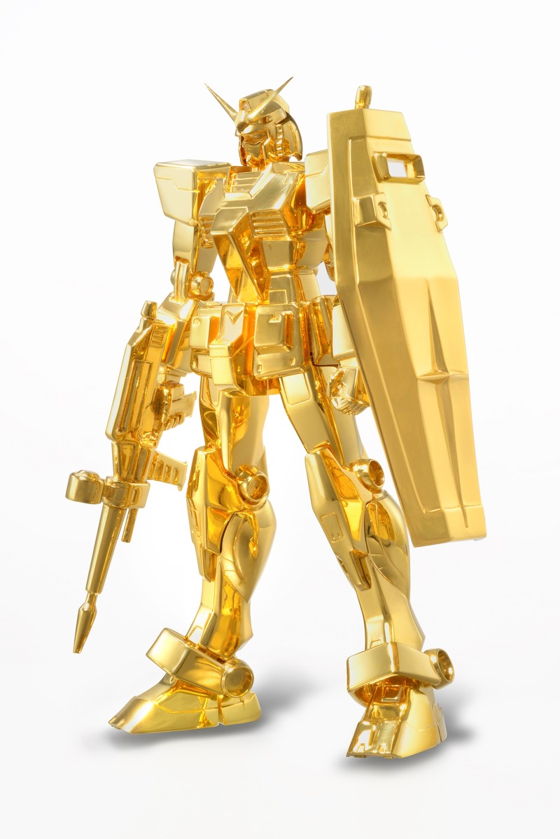 gundam ouro maciço