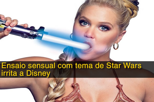Ensaio sensual com tema de Star Wars irrita a Disney