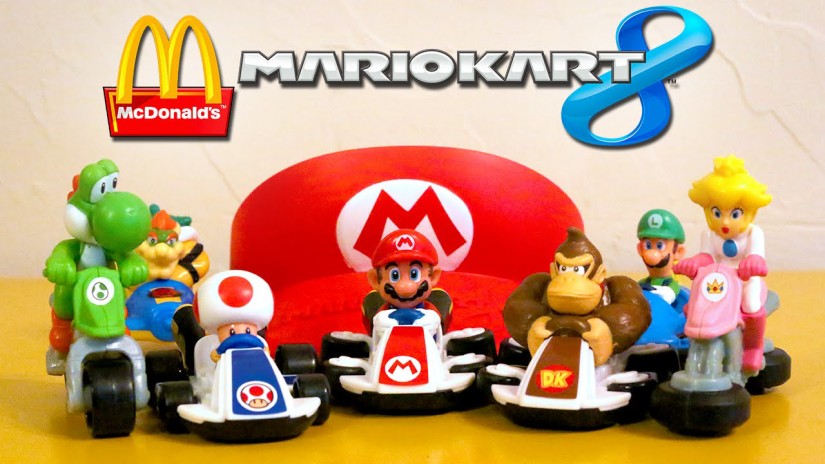 Brindes do McLanche Feliz serão personagens do Mario Kart