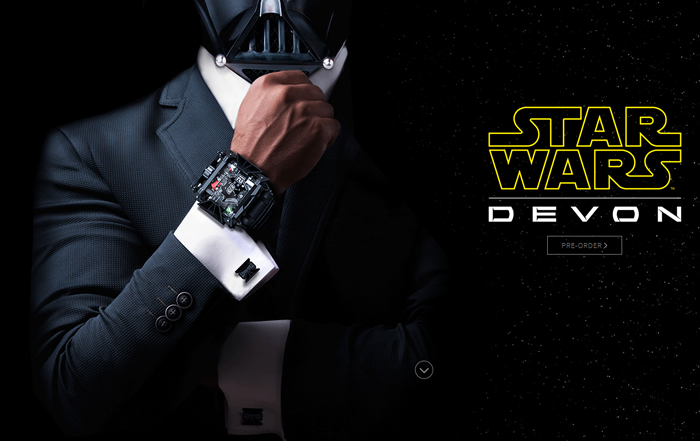 Empresa lança relógio inspirado em Darth Vader