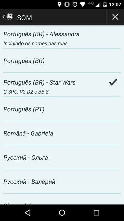 Como usar a voz do C-3PO no Waze