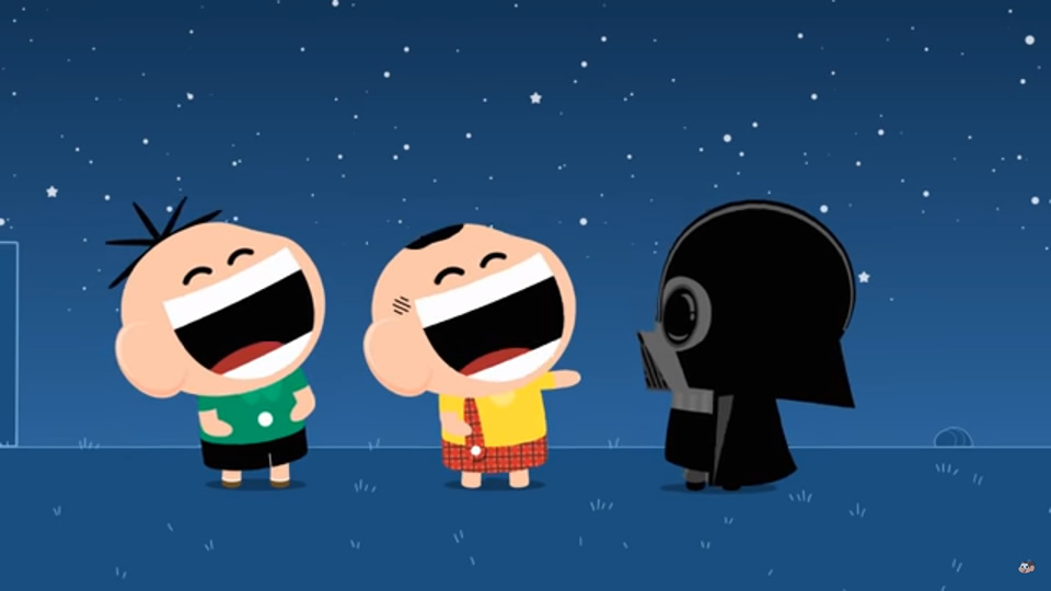 Turma da Mônica encontra Darth Vader