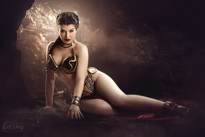 Leia cosplay esmeralda (1)