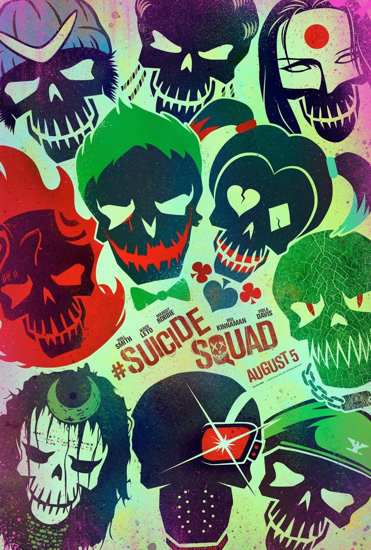 Confira os 11 maravilhosos posters de Esquadrão Suicida
