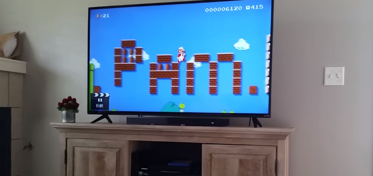 Rapaz constrói fase no Super Mario para pedir namorada em casamento