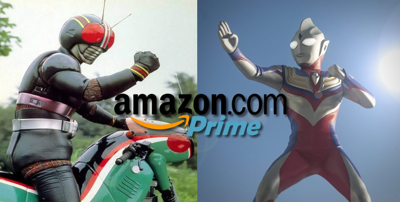Kamen Rider e Ultraman serão as primeiras séries originais da Amazon Japão