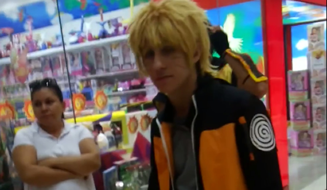 Naruto é barrado de entrar em shopping